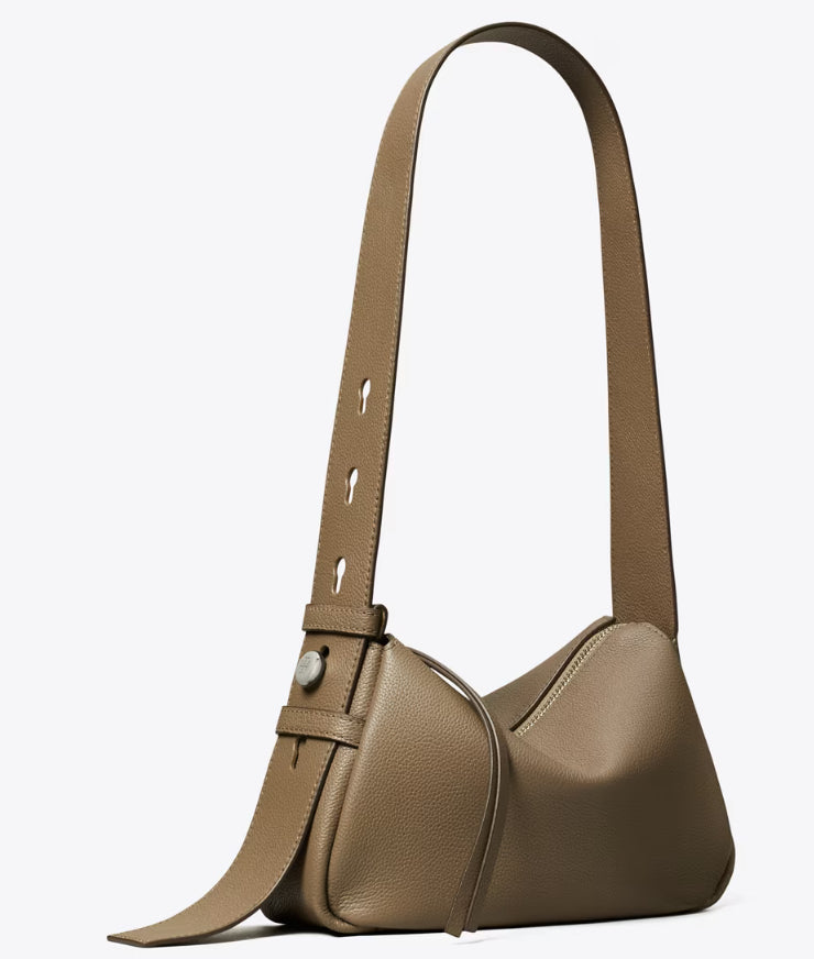 TORY BURCH SMALL ROMY SHOULDER BAG - WILD MUSHROOM