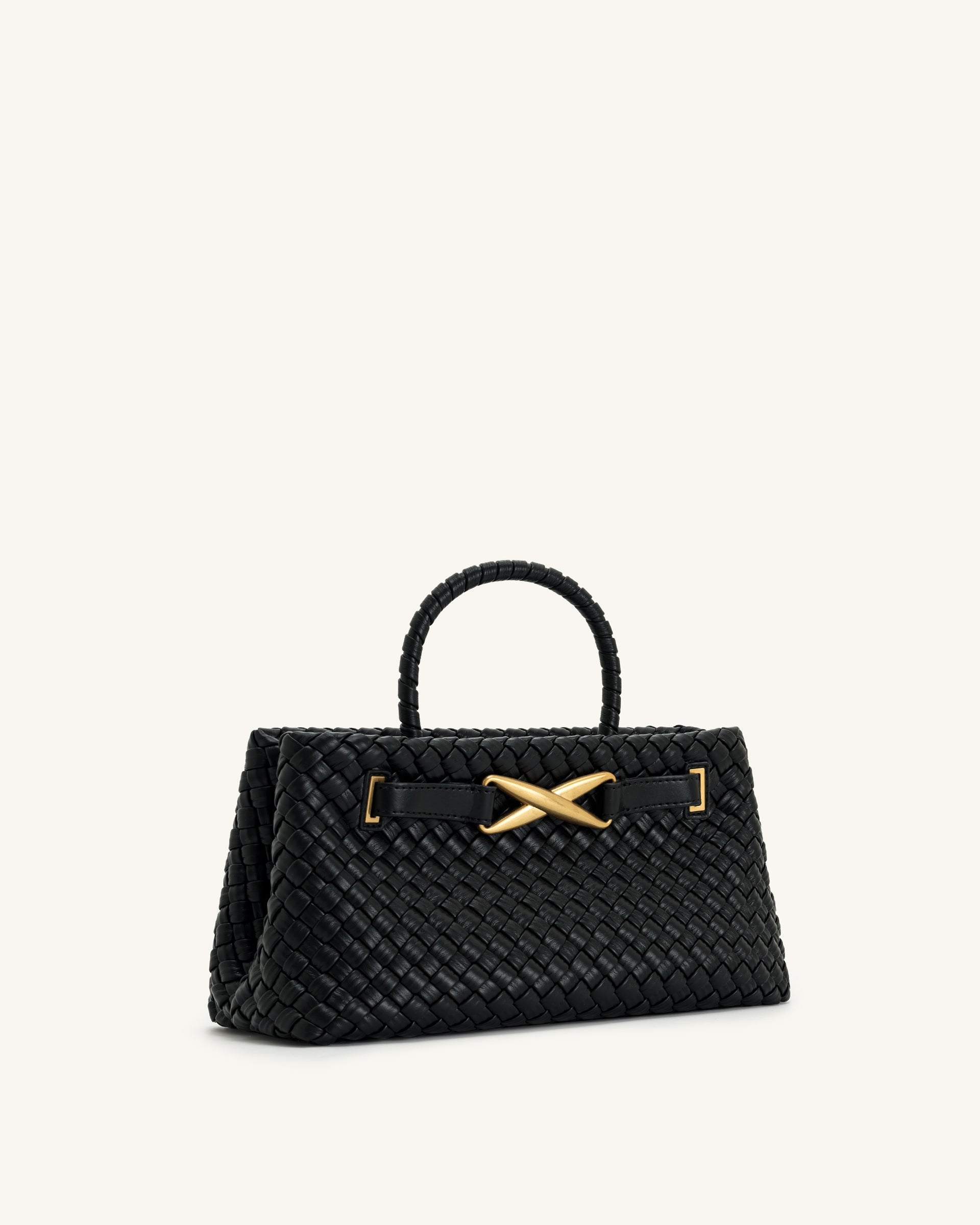 JW PEI Elora Woven Tote Bag - Black