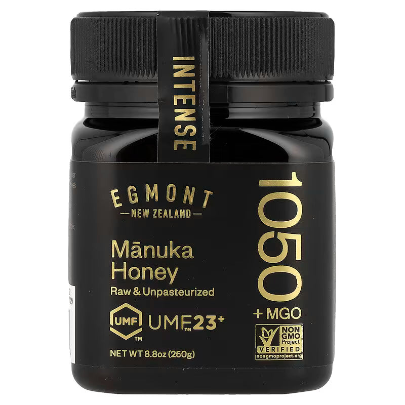 Egmont Honey, Manuka Honey, Raw & Unpasteurized, UMF™ 23+, MGO+ 1,050, 8.8 oz (250 g)