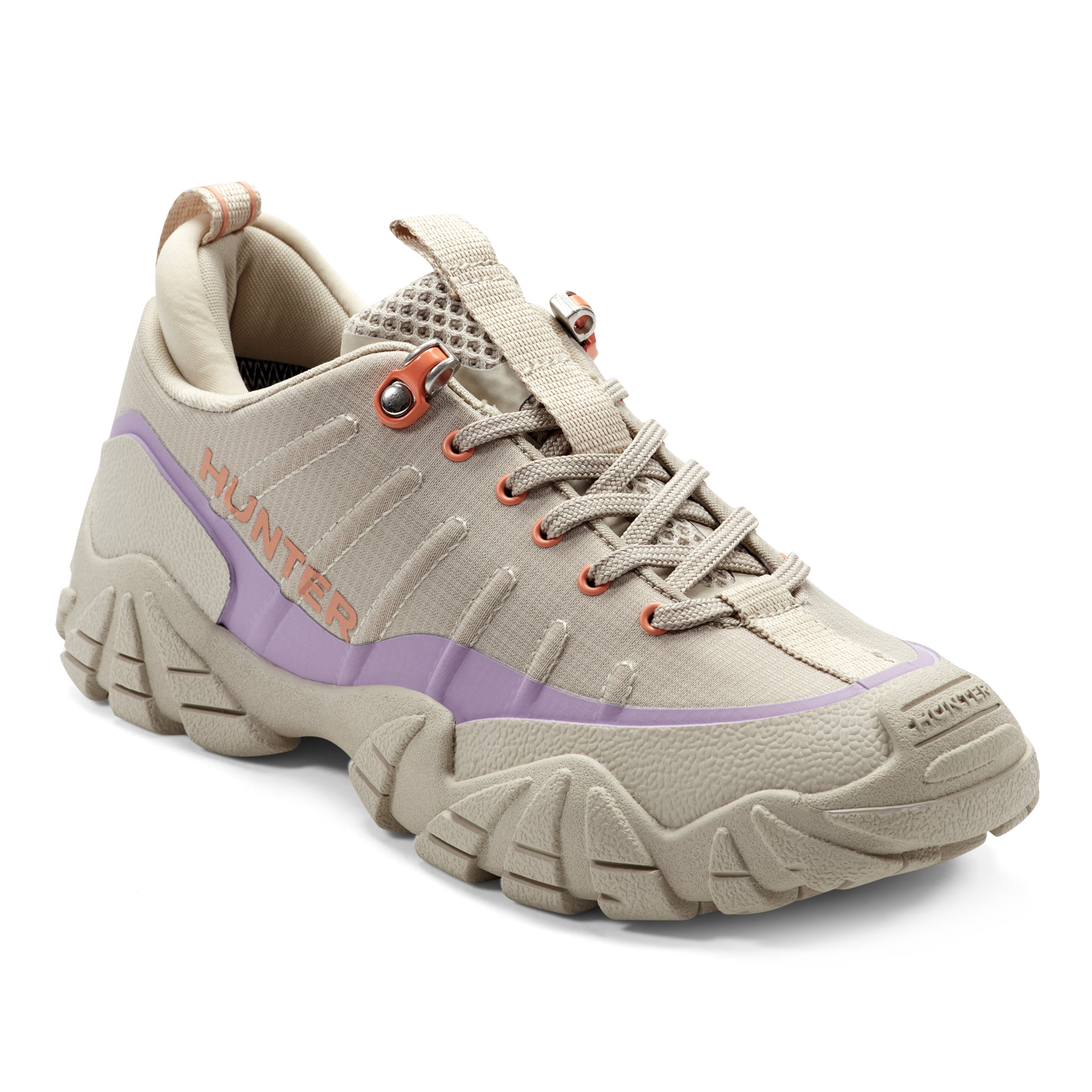 Hunter Women's Sara Casual Lace-up Waterproof Sneakers - Light Natural