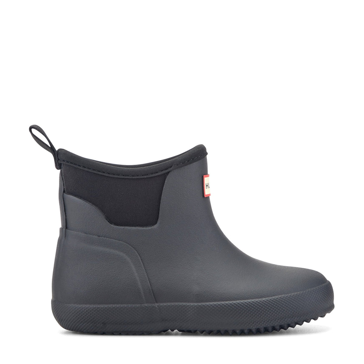 Hunter Little Kids Finley Pull On Waterproof Rain Boots-Black