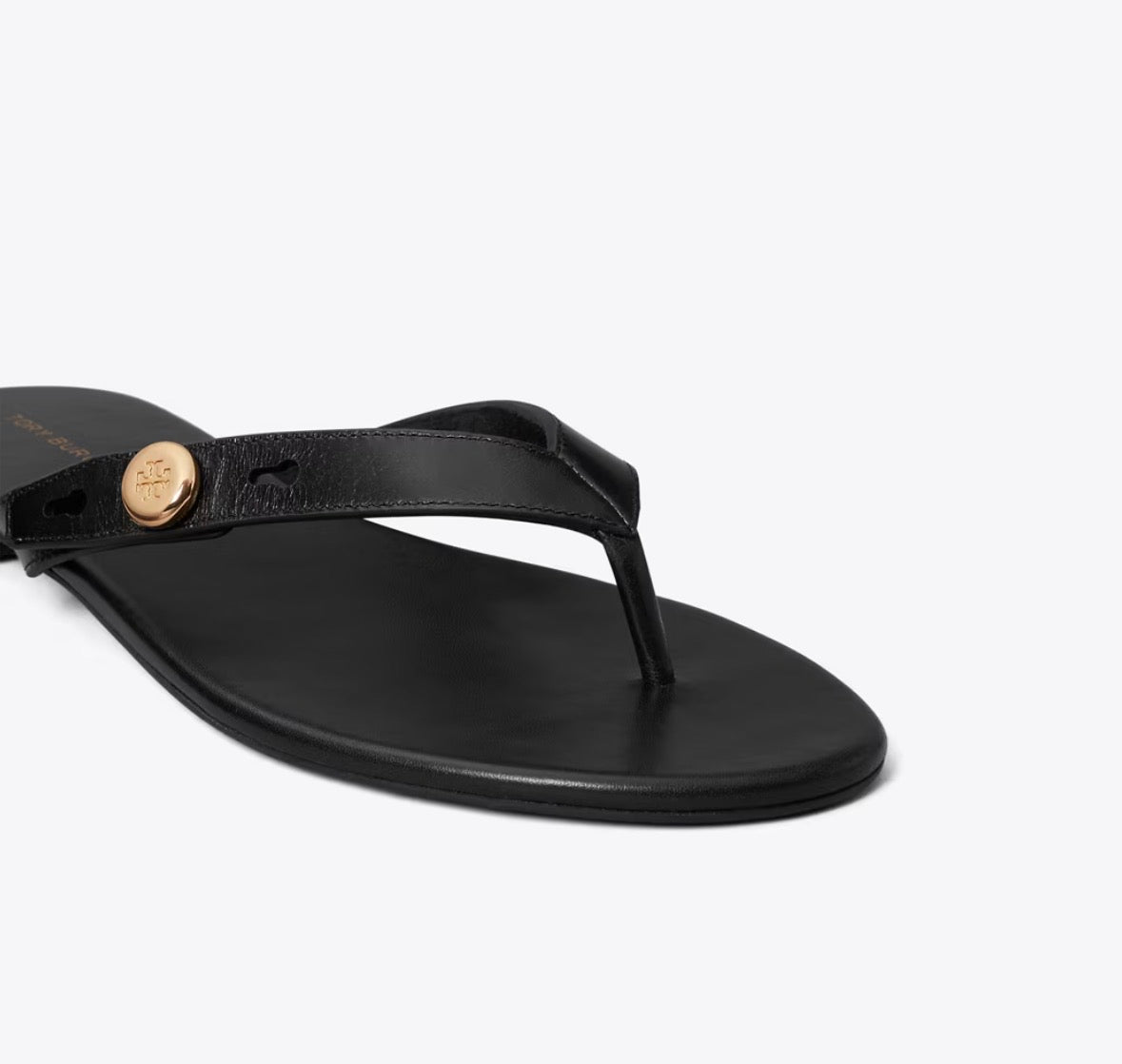 TORY BURCH ROMY FLIP-FLOP  - perfect black