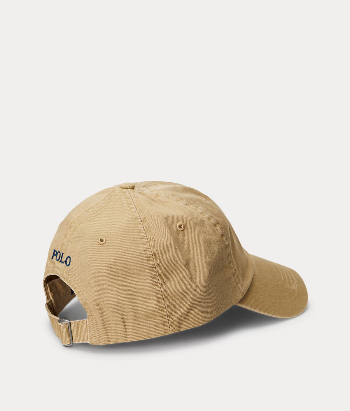 Ralph Lauren The Iconic Cotton Chino Ball Cap  -  Tan/Newport Navy