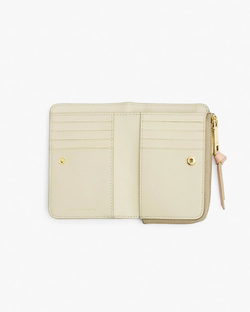 Marc Jacobs The Utility Snapshot Slim Bifold Wallet Khaki Multi Deri Cüzdan