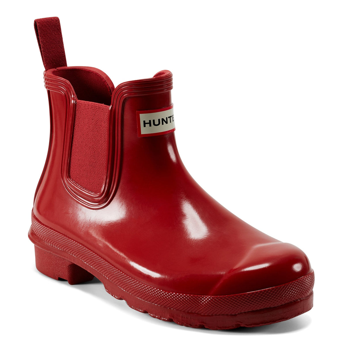 Hunter Women's Original Gloss Chelsea Boots -Military Red