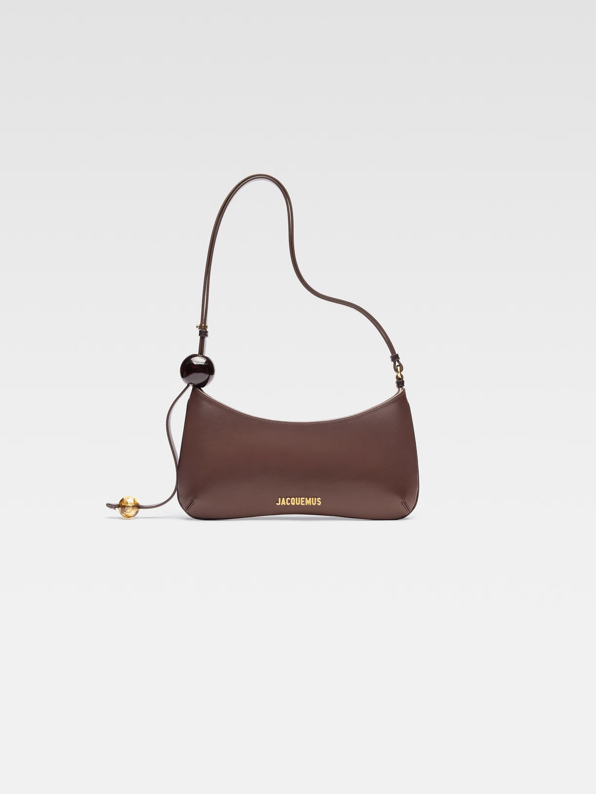 Jacquemus The Bisou Perle - Medium Brown