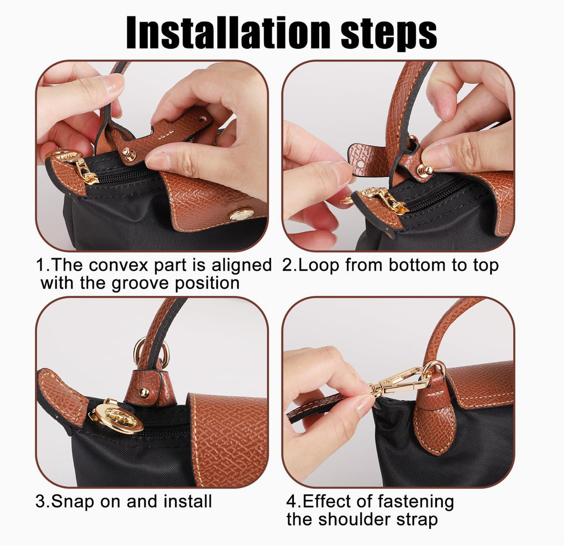 Strap / Askı Seti for Longchamp Pouch