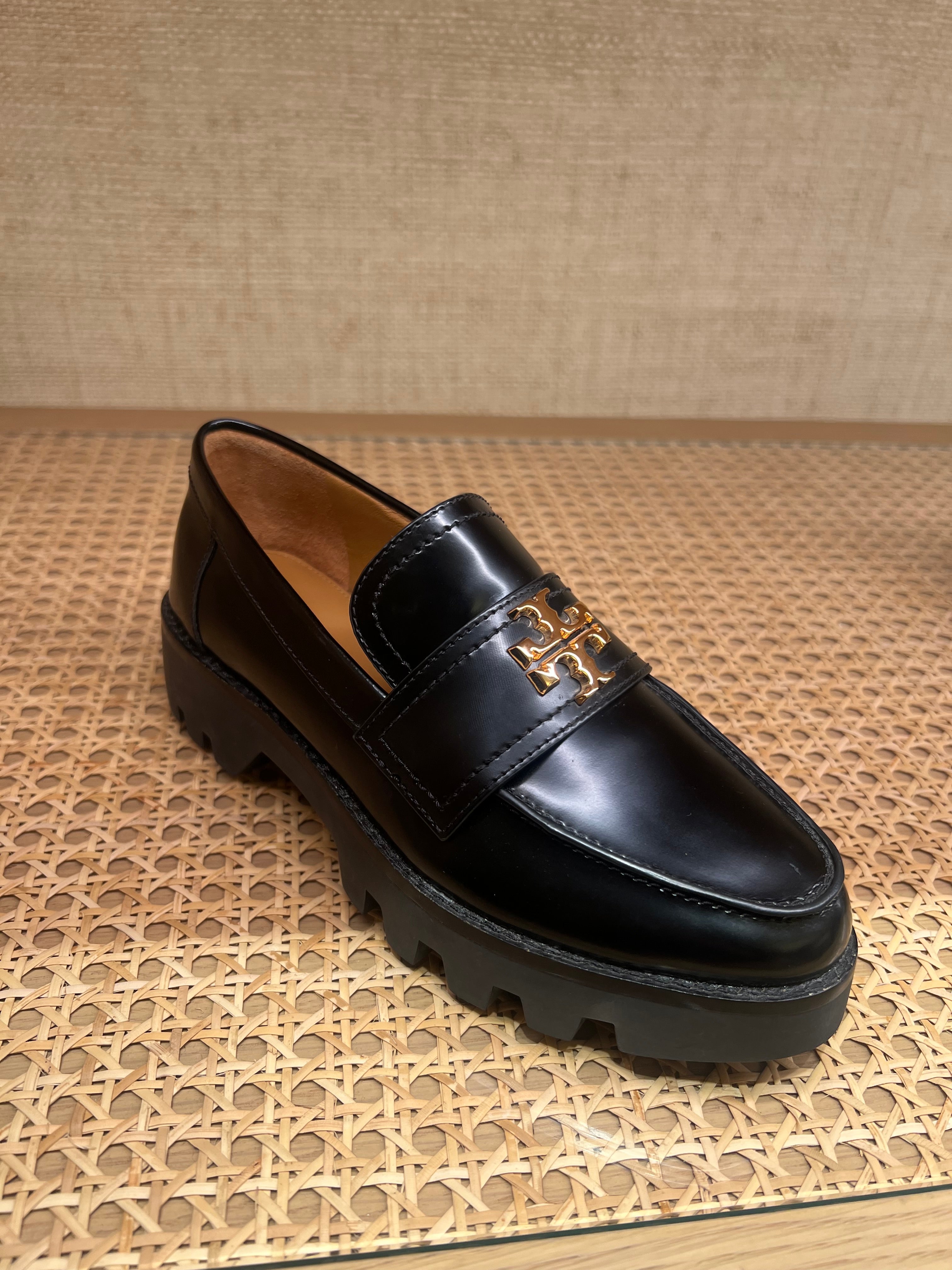 Tory Burch Black Deri Loafer - HEMEN TESLİM