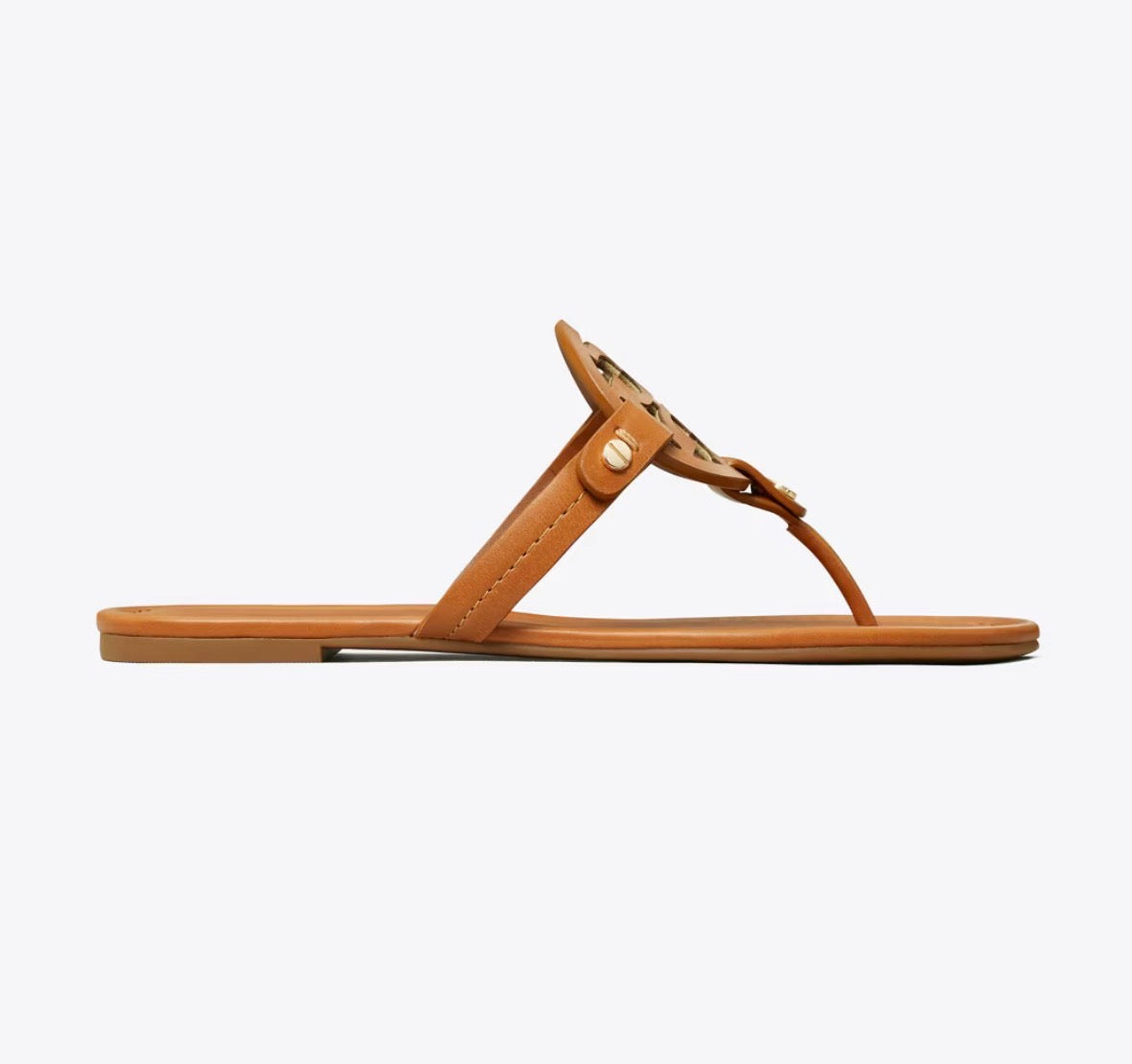 TORY BURCH MILLER SANDAL  - vintage vachetta