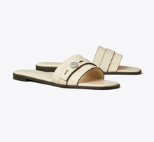 TORY BURCH ROMY SLIDE  - light cream