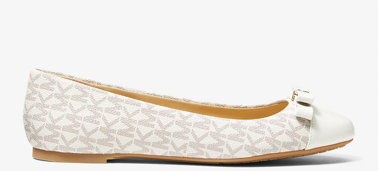 Michael Kors Andrea Logo Ballet Flat - Hemen Teslimde
