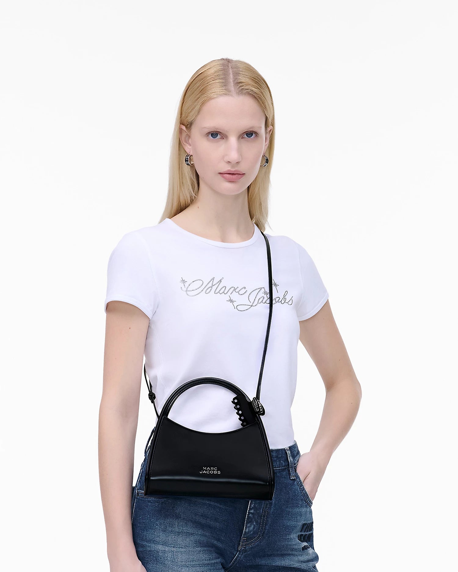MARC JACOBS THE GLAM CLAW CLIP CROSSBODY BAG - BLACK – Kanadadan