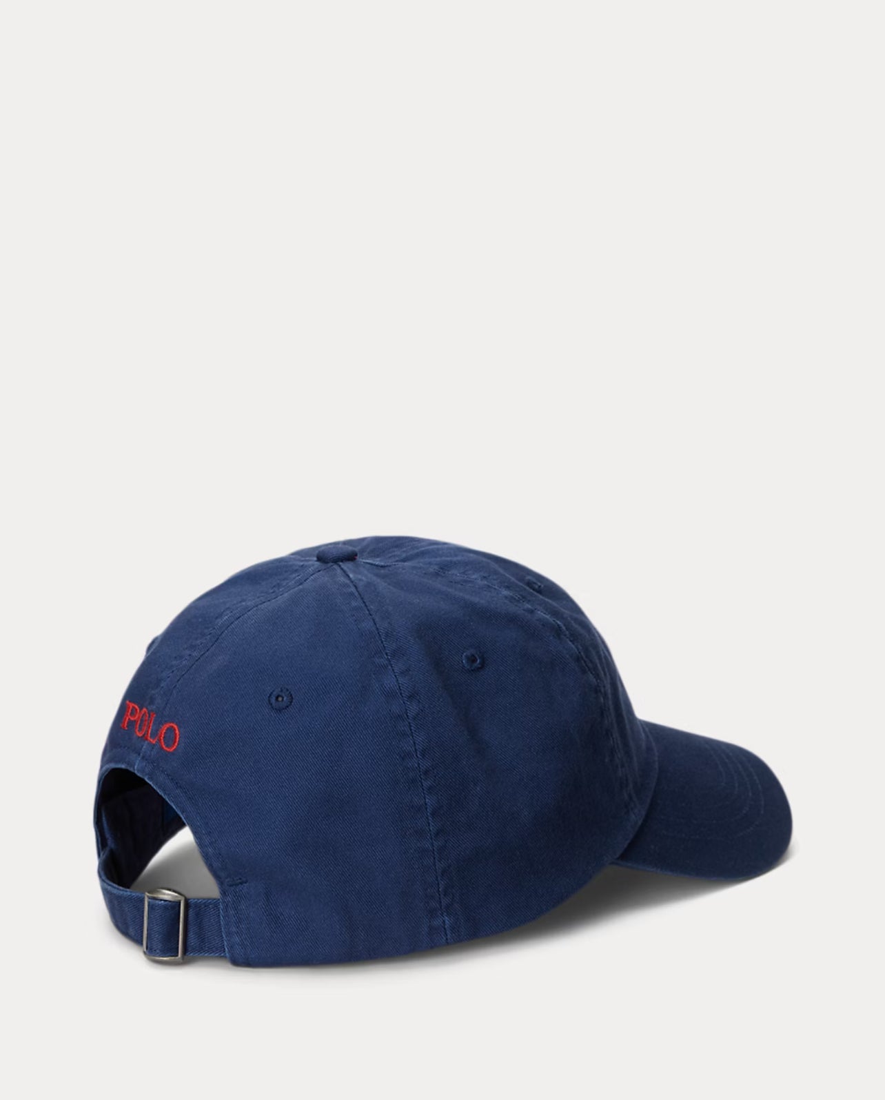 Ralph Lauren The Iconic Cotton Chino Ball Cap Newport Navy/ Red