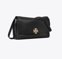 TORY BURCH CHARLIE WALLET CROSSBODY - black