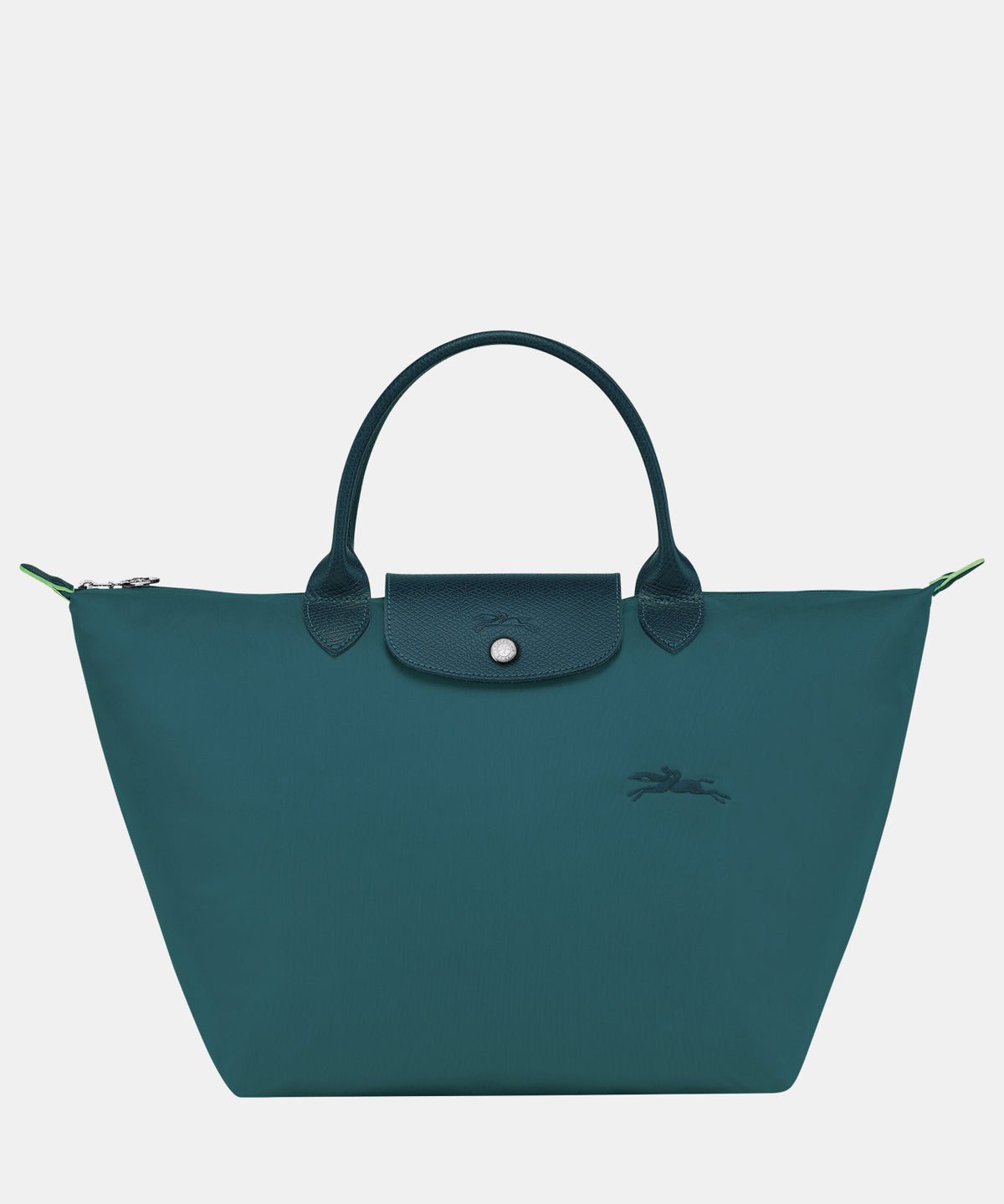 Longchamp Le Pliage Green M Handbag Peacock