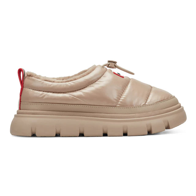 Hunter Women's Madi Insulated Water Resistant Slip-on Mules - Light Natural