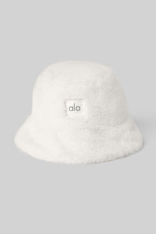 Alo Yoga Faux Fur Bucket Hat  -  Ivory
