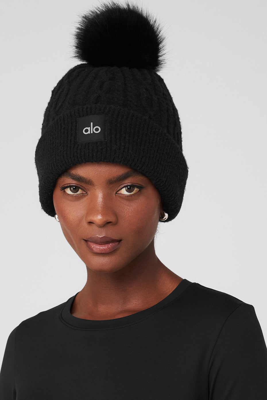 Alo Yoga Cable Knit Beanie - Hemen Teslimde
