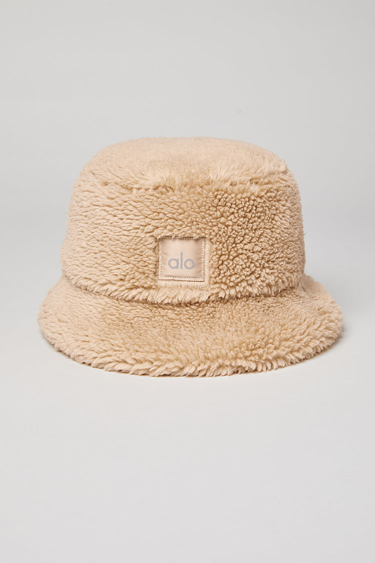 Alo Yoga Foxy Sherpa Bucket Hat  -  Camel