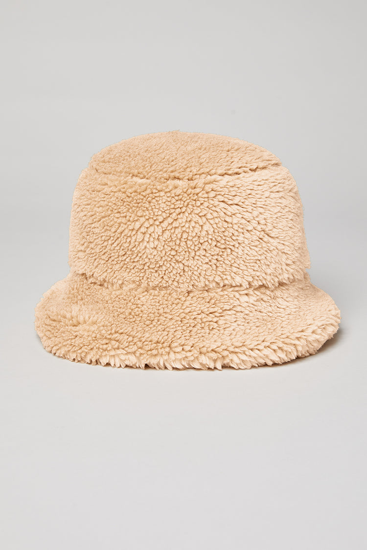 Alo Yoga Foxy Sherpa Bucket Hat  -  Camel