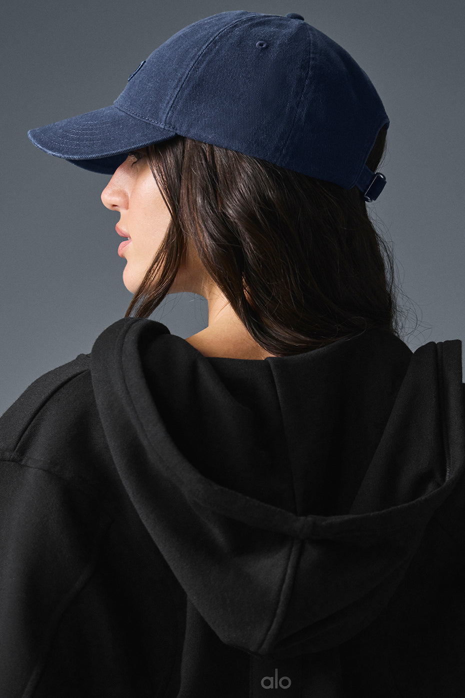 Alo Yoga Washed Off-Duty Cap - Vintage Navy – Kanadadan Kapına