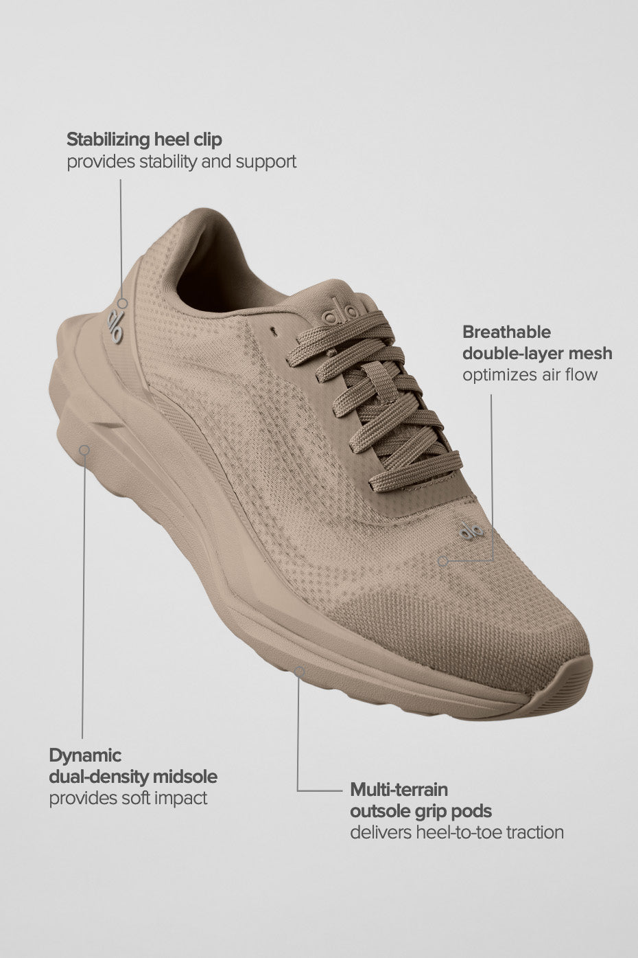 Alo Yoga Alo Runner  -  Gravel