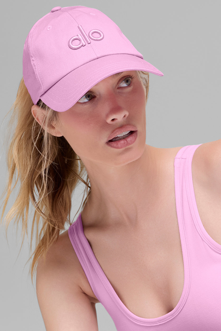 Alo Yoga Off-Duty Cap-  Candy Heart Pink