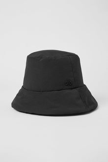 Alo Yoga Good Shade Puffer Bucket Hat  -  Black