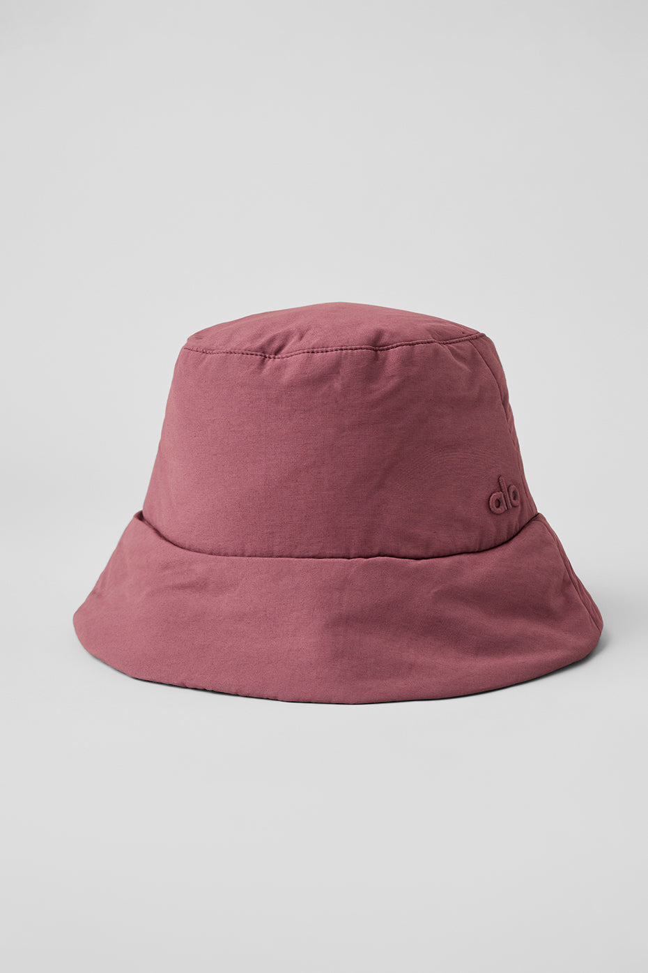 Alo Yoga Good Shade Puffer Bucket Hat  -  Burgundy Truffle