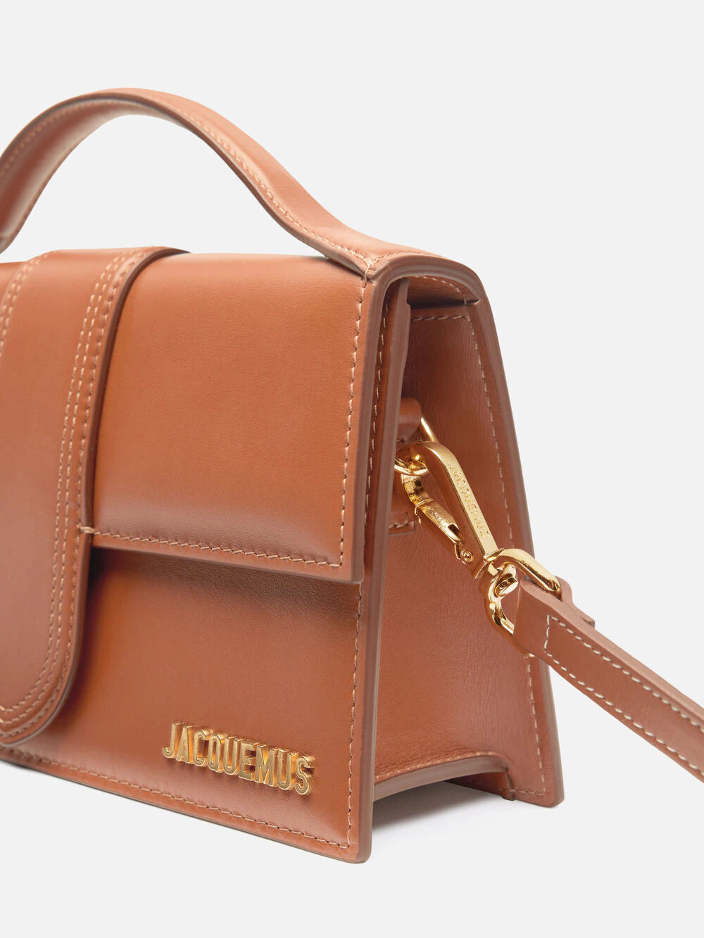 Jacquemus Light Brown Large Bambino Bag