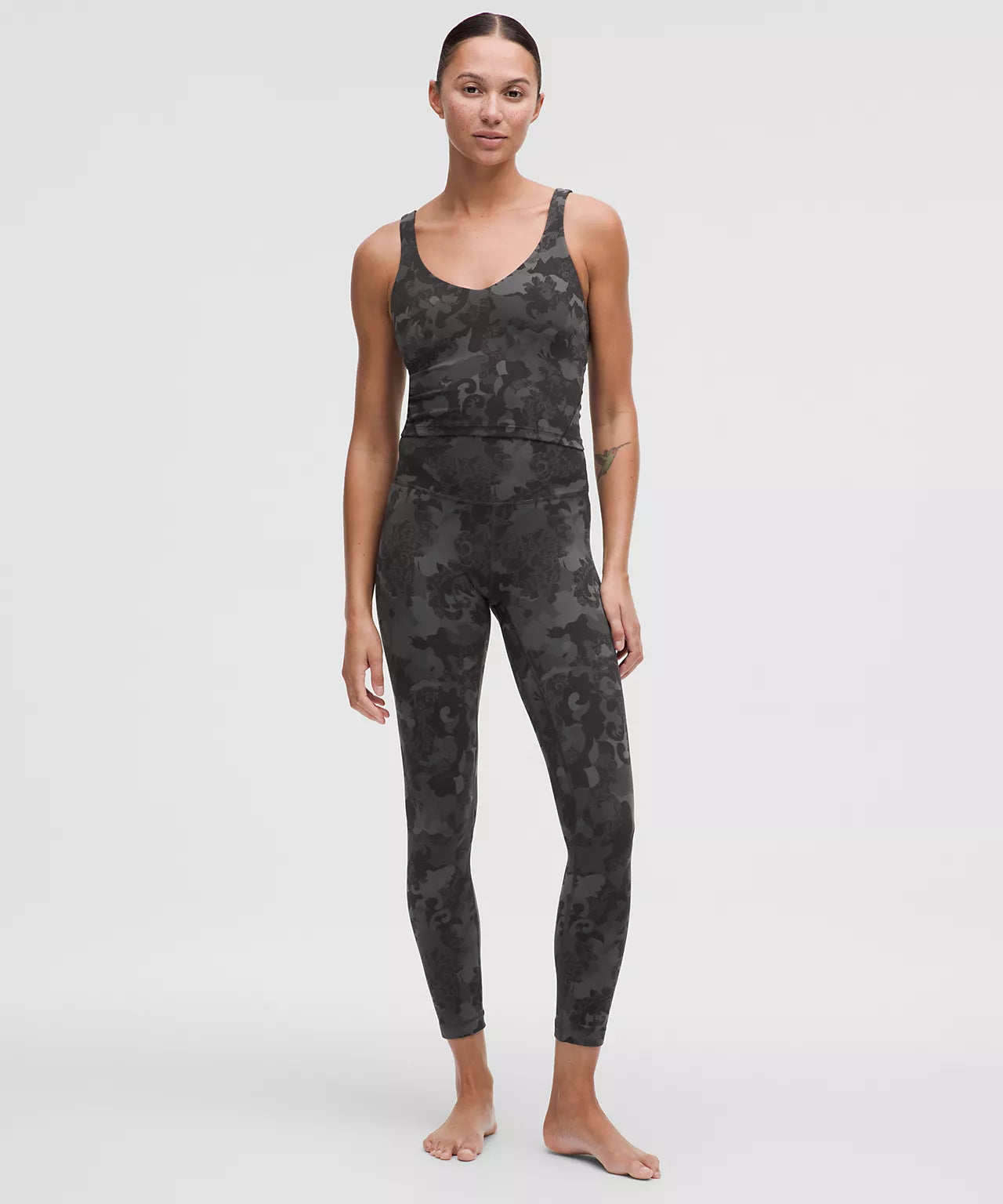 Lululemon Align Tank Top Light Support, A/B Cup   -  Black Multi