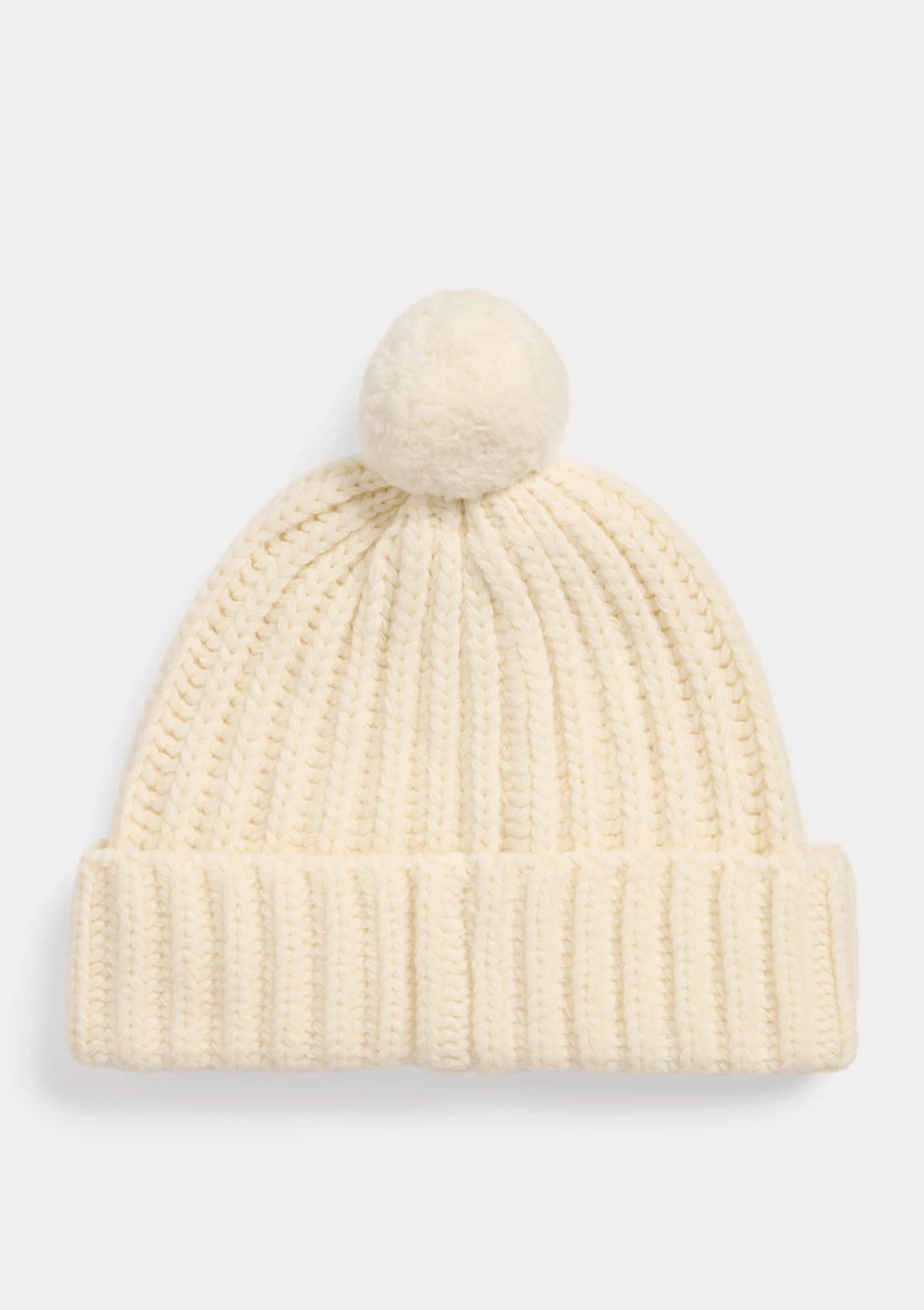 Ralph Lauren Polo Bear Rib Pom-Pom Beanie