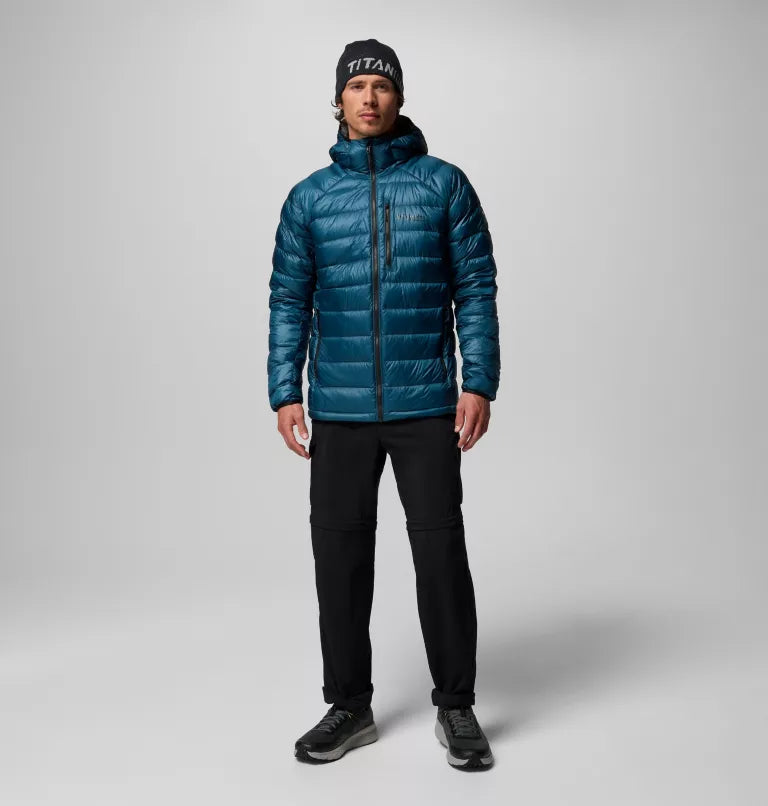 Columbia Men's Arctic Crest™ Down Hooded Jacket - Everblue