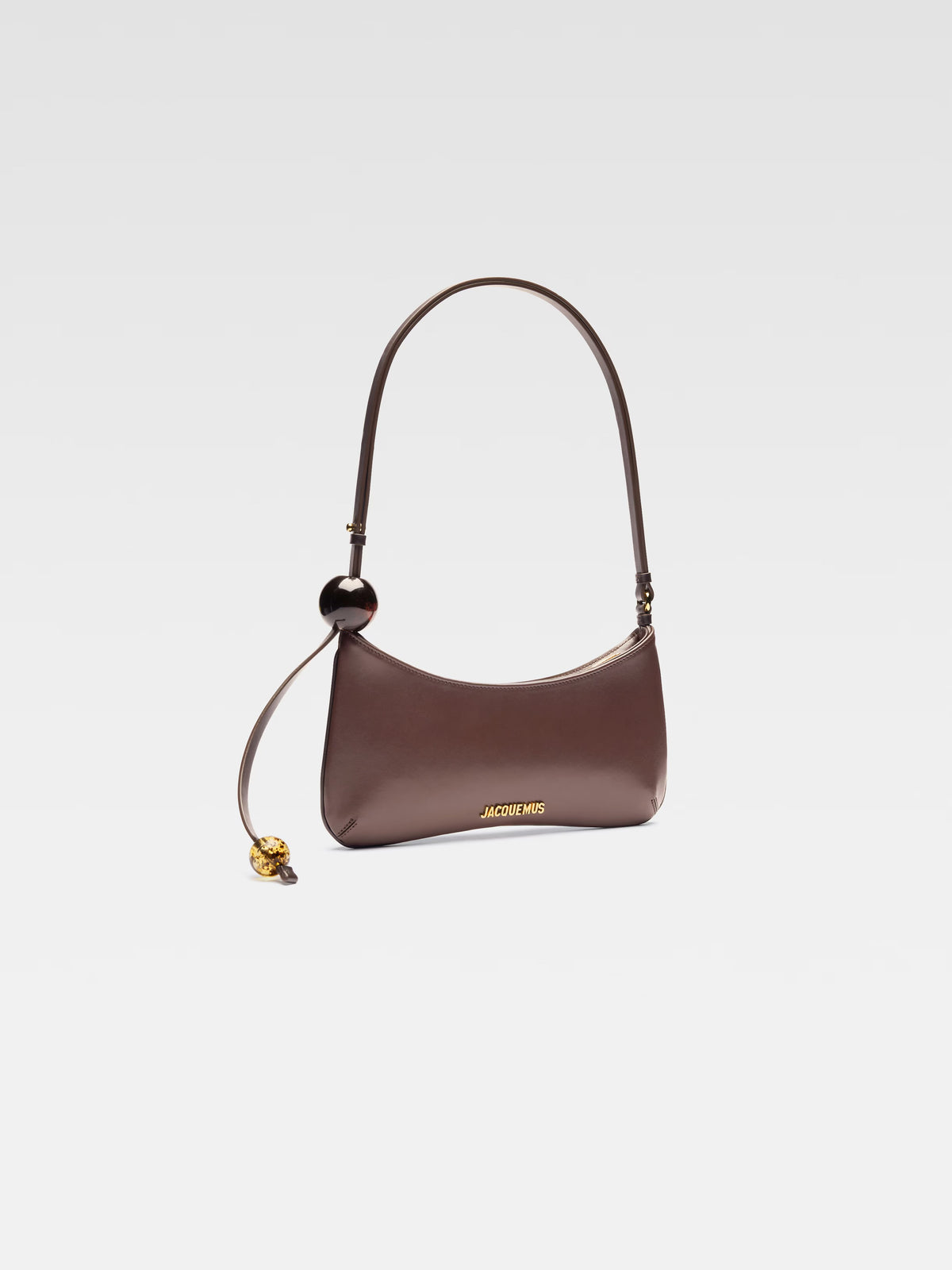 Jacquemus The Bisou Perle - Medium Brown