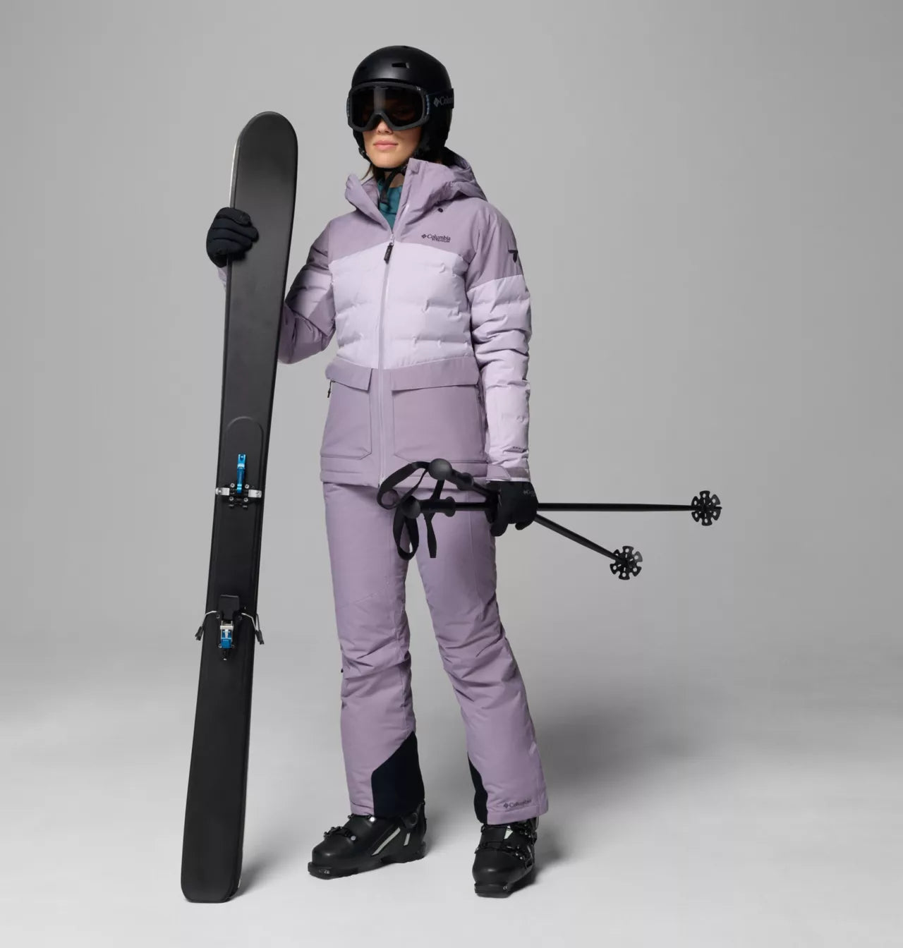 Columbia Women's Glacier Ridge™ Down Jacket - Shale Purple, Lavender Pearl