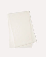 Kujten  -  Scarf Daizy unisex cashmere scarf, 2-threads  -  white