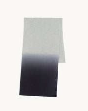 Kujten  -  Scarf Daizy Dip Dye dip dye off-gauge cashmere scarf, 2-threads  - birch gray
