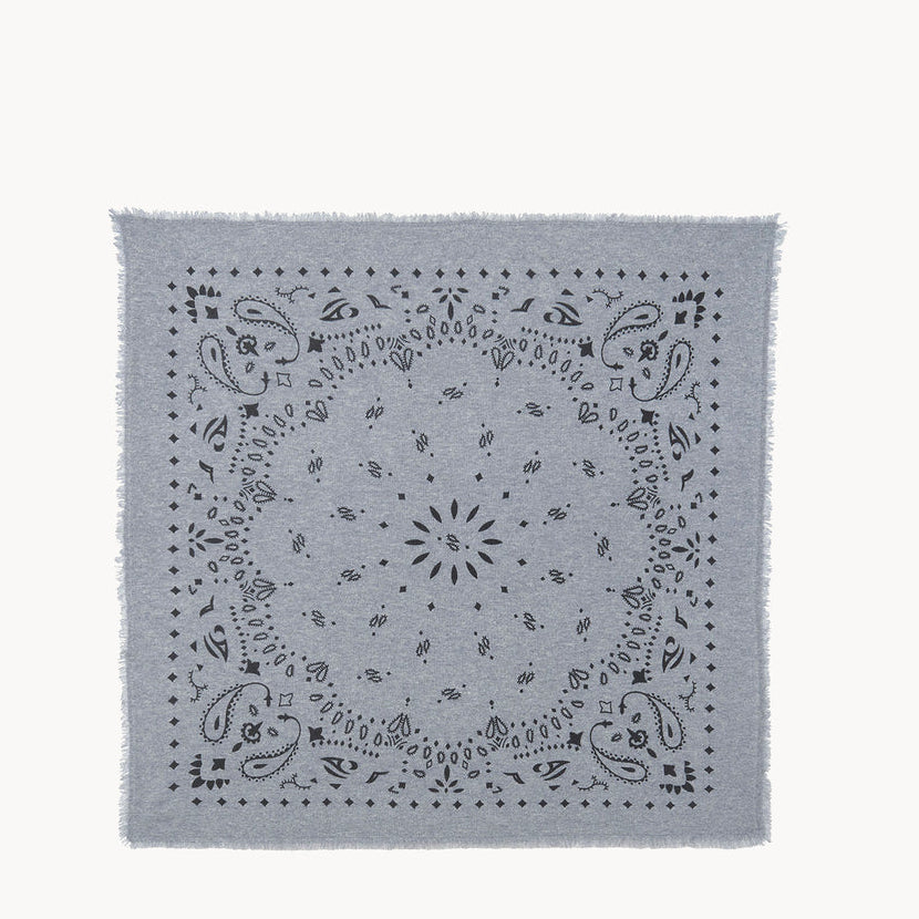 Kujten  -  SMALL BANDANA HACHI -  marl gray