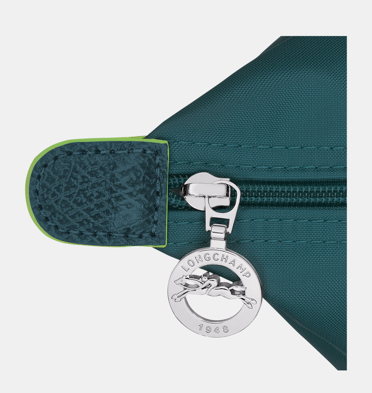 Longchamp Le Pliage Green M Handbag Peacock