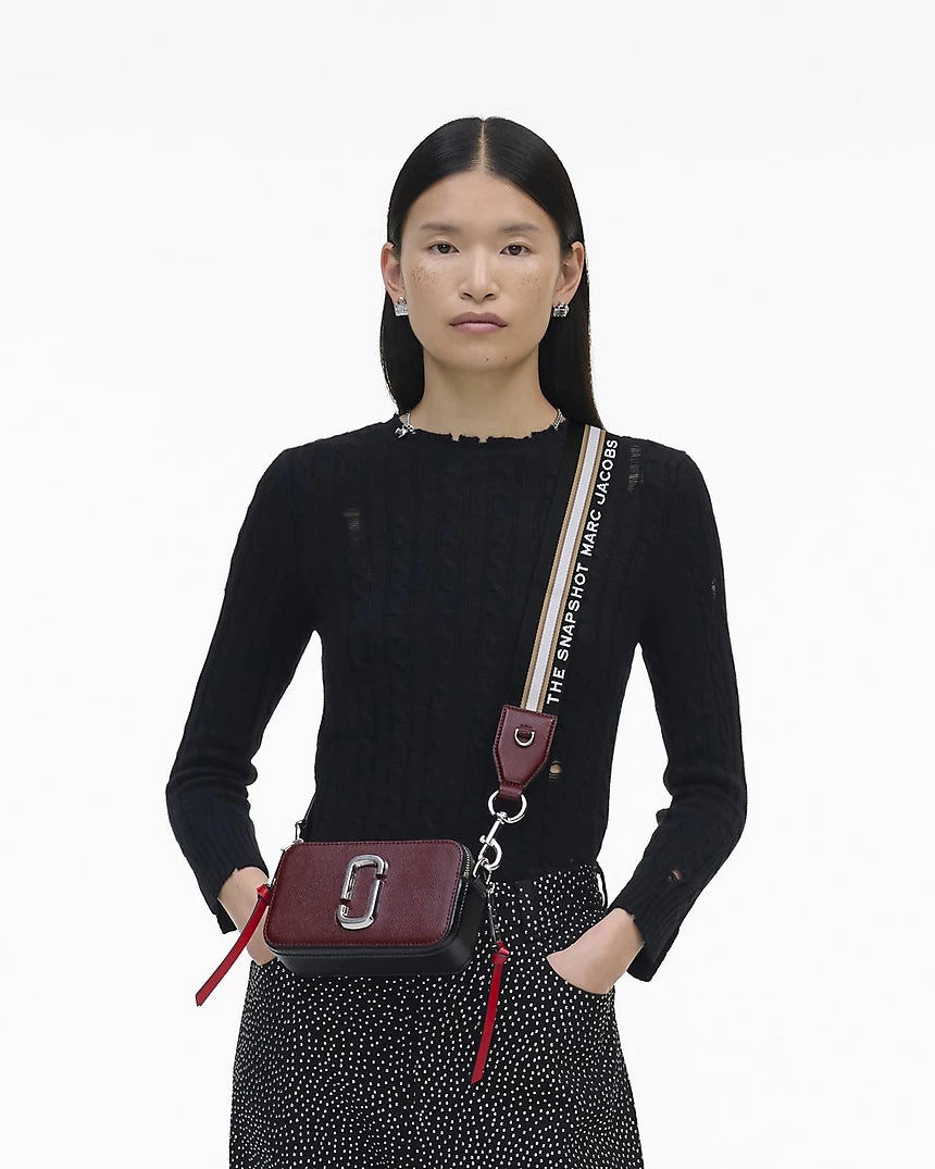 Marc Jacobs Snapshot Oxblood Multi Kadın Omuz Çantası