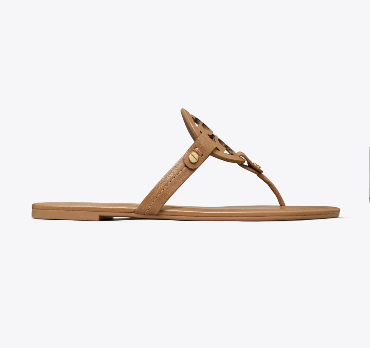 TORY BURCH MILLER SANDAL  -  almond flour