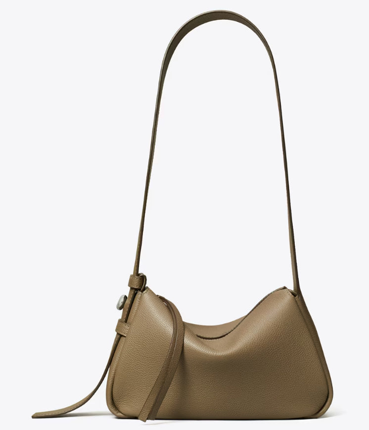 TORY BURCH SMALL ROMY SHOULDER BAG - WILD MUSHROOM