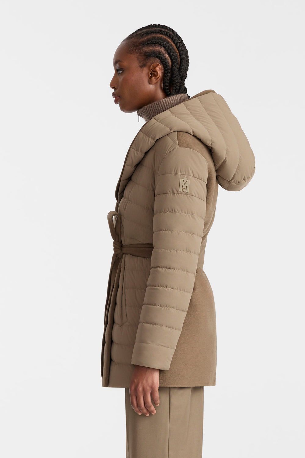 Mackage BETHANY Reversible Wool coat-Truffle Brown