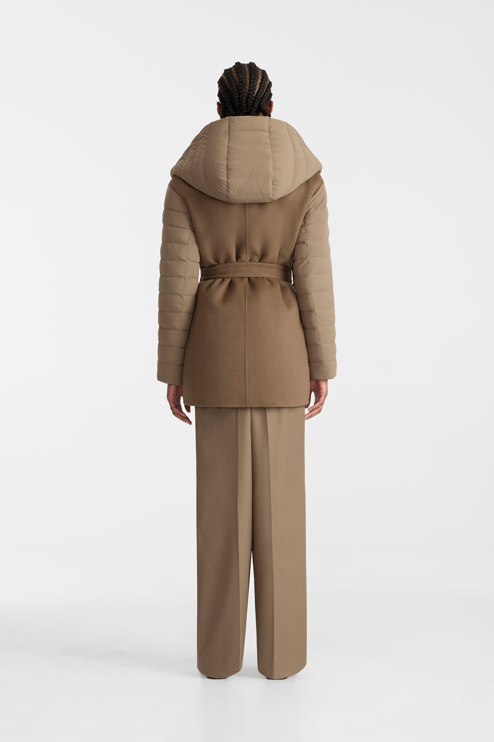 Mackage BETHANY Reversible Wool coat-Truffle Brown