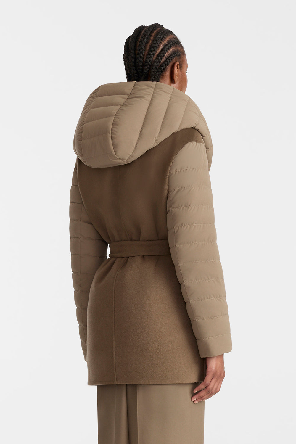 Mackage BETHANY Reversible Wool coat-Truffle Brown