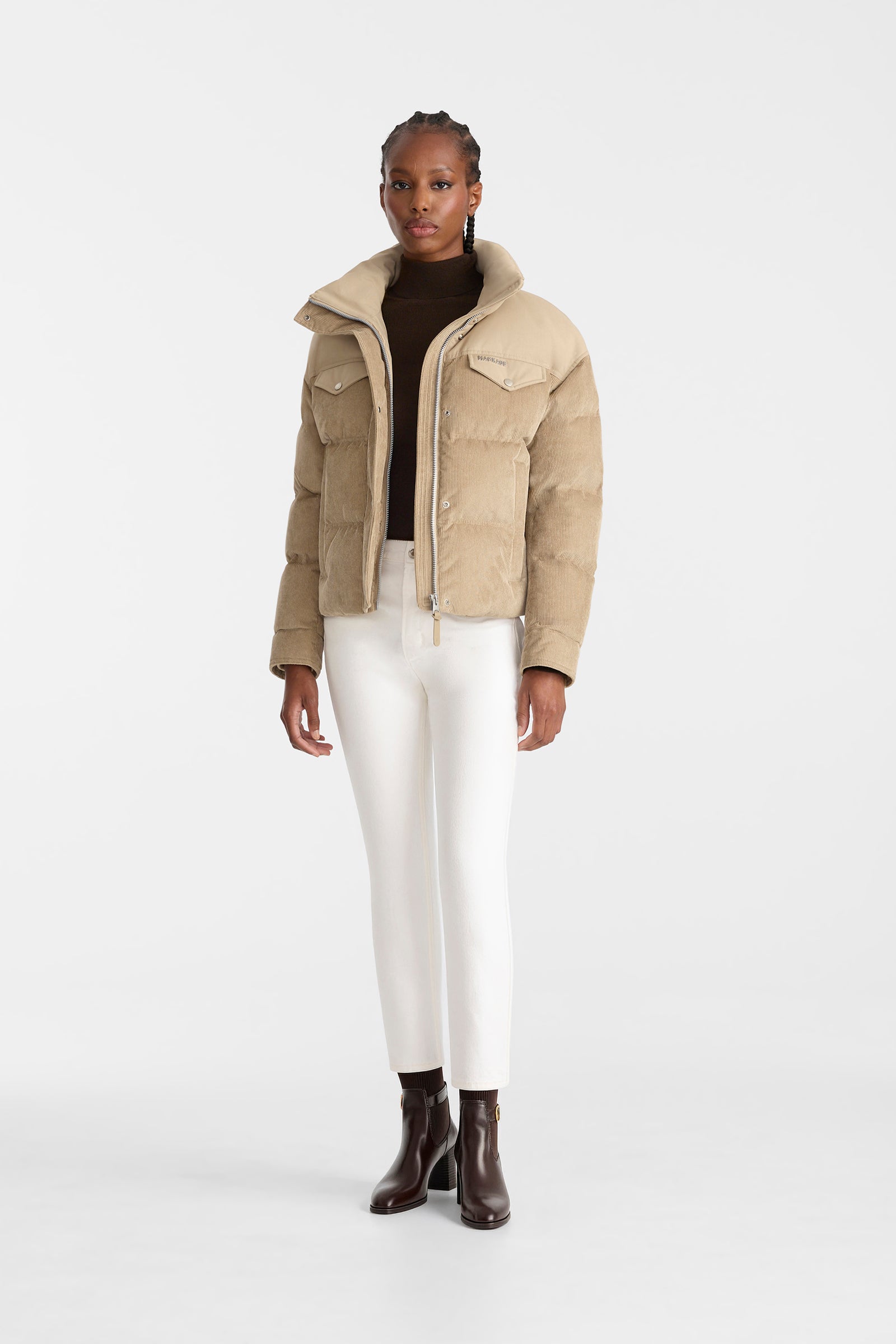 Mackage BRIGIT-CDY Corduroy jacket-Light Camel