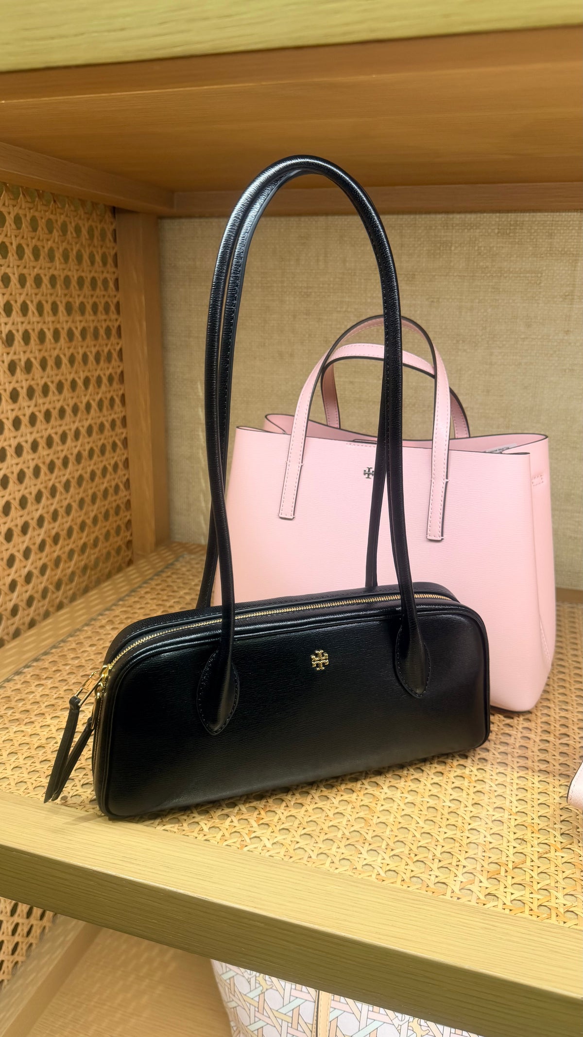 Tory Burch Rory Textured Box Satchel Bag