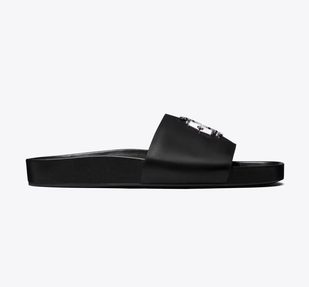 TORY BURCH CHARLIE SPORT SLIDE  -  perfect black