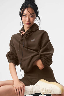 Alo Yoga Women's Accolade Hoodie - Espresso