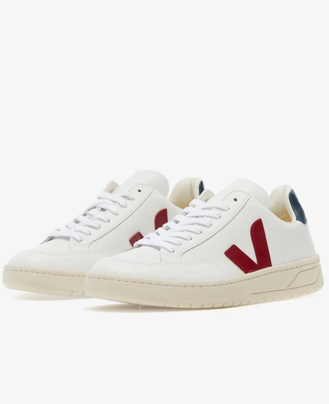 Veja V12 Extra White Marsala Nautico Unisex Deri Sneaker